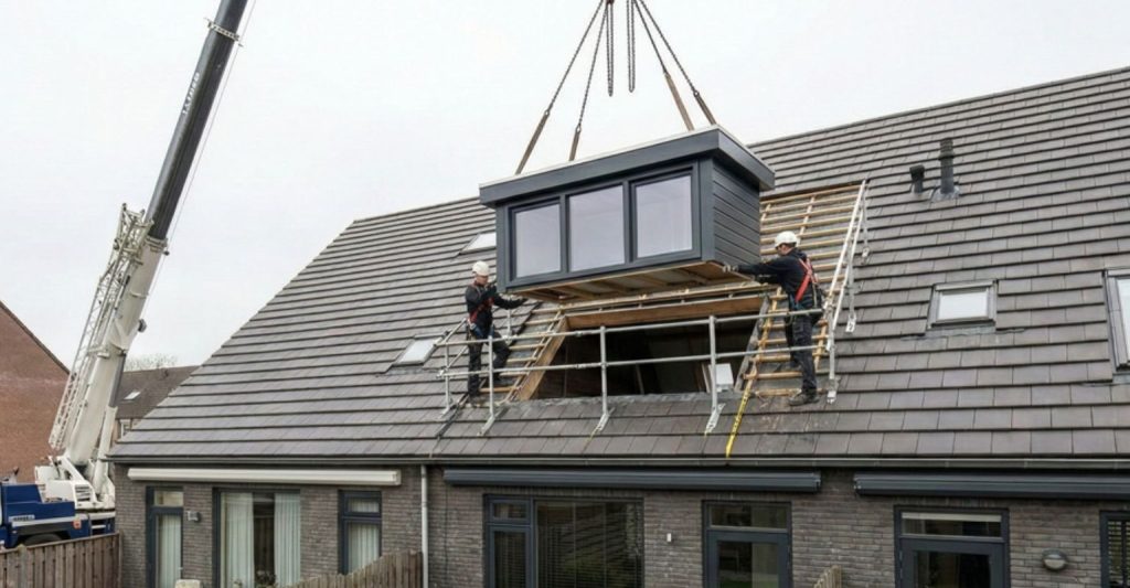 Dakkapel in Gouda - Prefab dakkapel